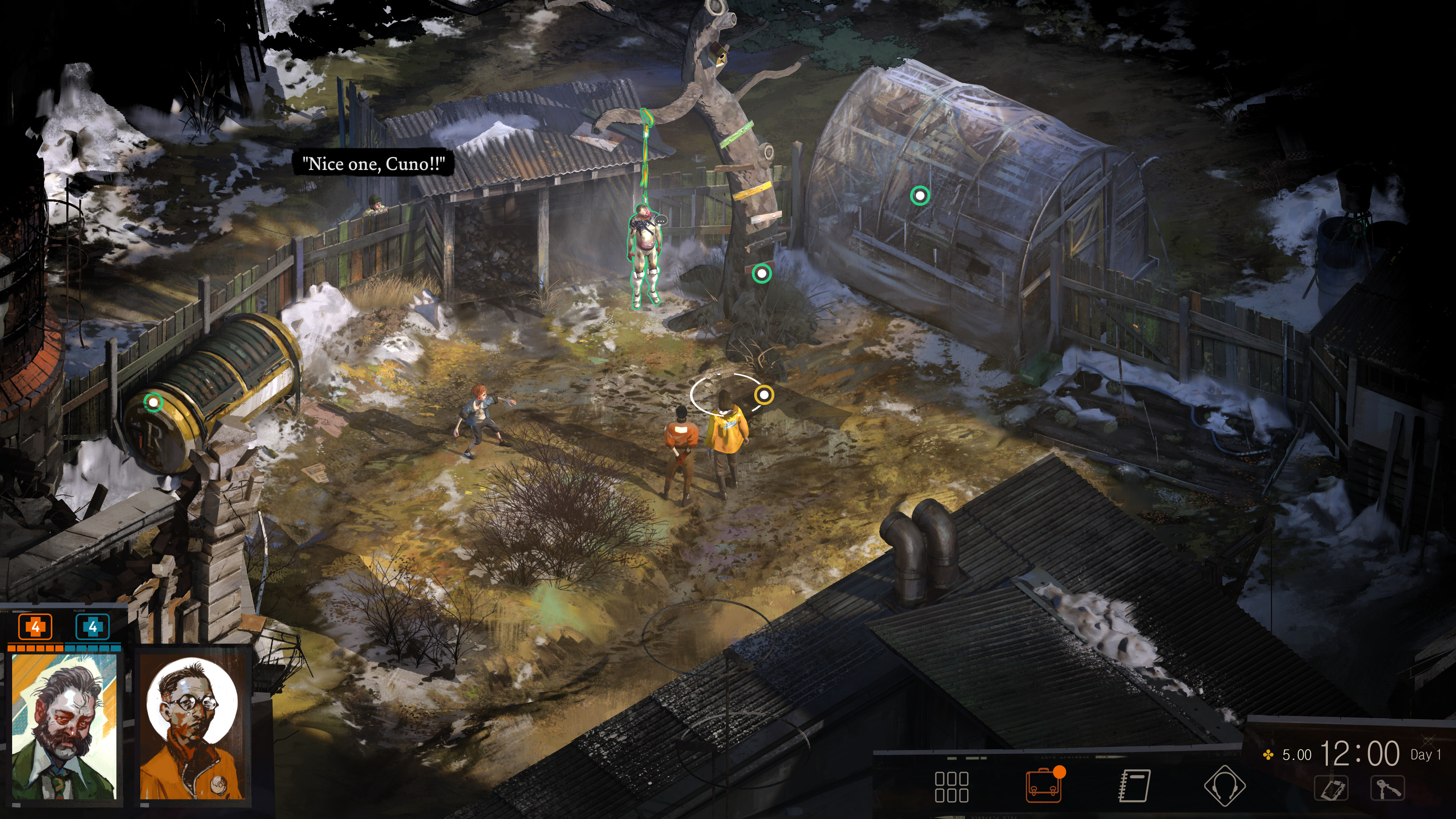 Screenshots of Disco Elysium game