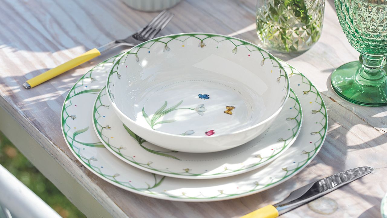 Villeroy &amp; Boch colourful spring collection, plates