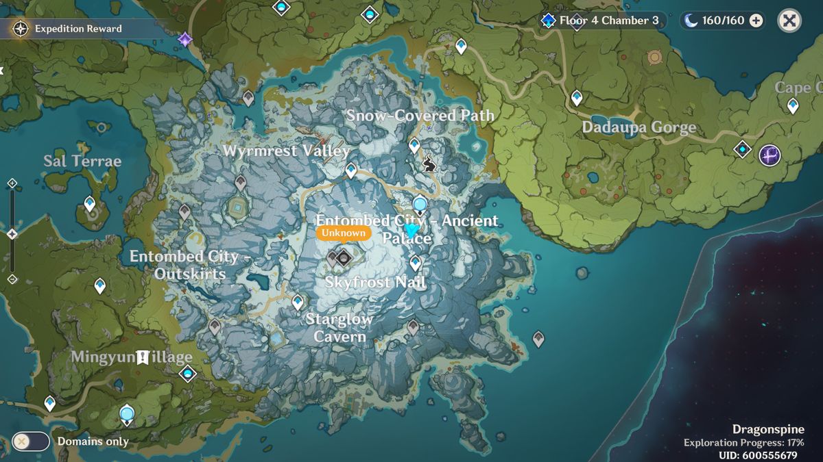 Genshin Impact Ancient Carvings location
