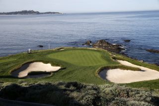 Pebble Beach 7th hole pictured