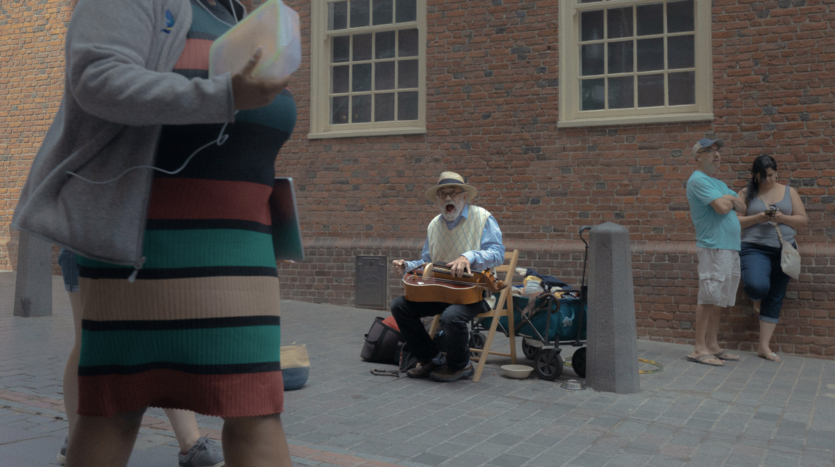 NFT of street performer Donald Heller taken in Boston