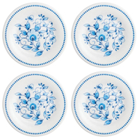UPware Blue and White Floral Melamine Plates
