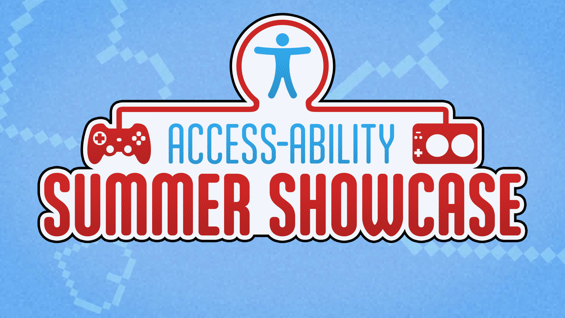 The Access-Ability thumbnail logo showing the name of the livestream with a game controller and the adaptive controller
