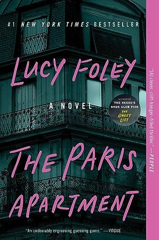 The Paris Apartment book cover with the outside of an apartment building