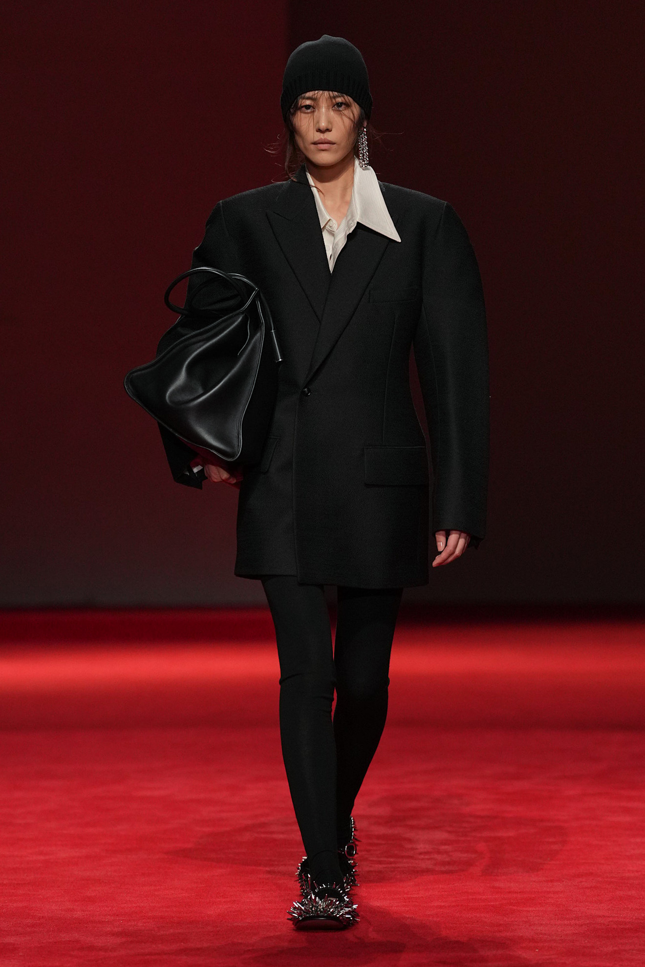 models on the Bottega Veneta Fall 2026 fashion show