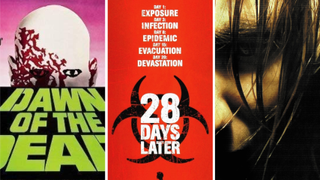 Posters for Dawn Of The Dead, 28 Days Later and Rec