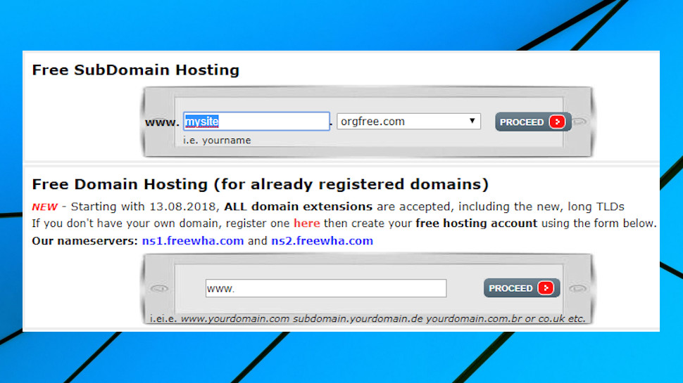 Free web hosting area review techradar