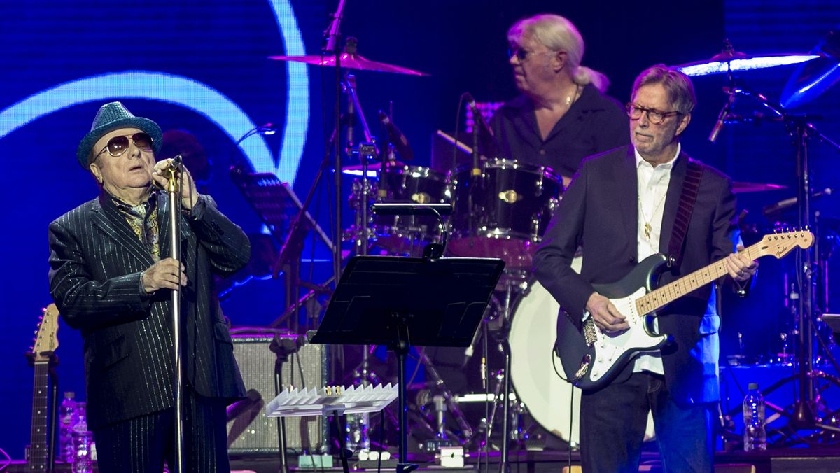 Watch Eric Clapton jam with Van Morrison during all-star London charity ...