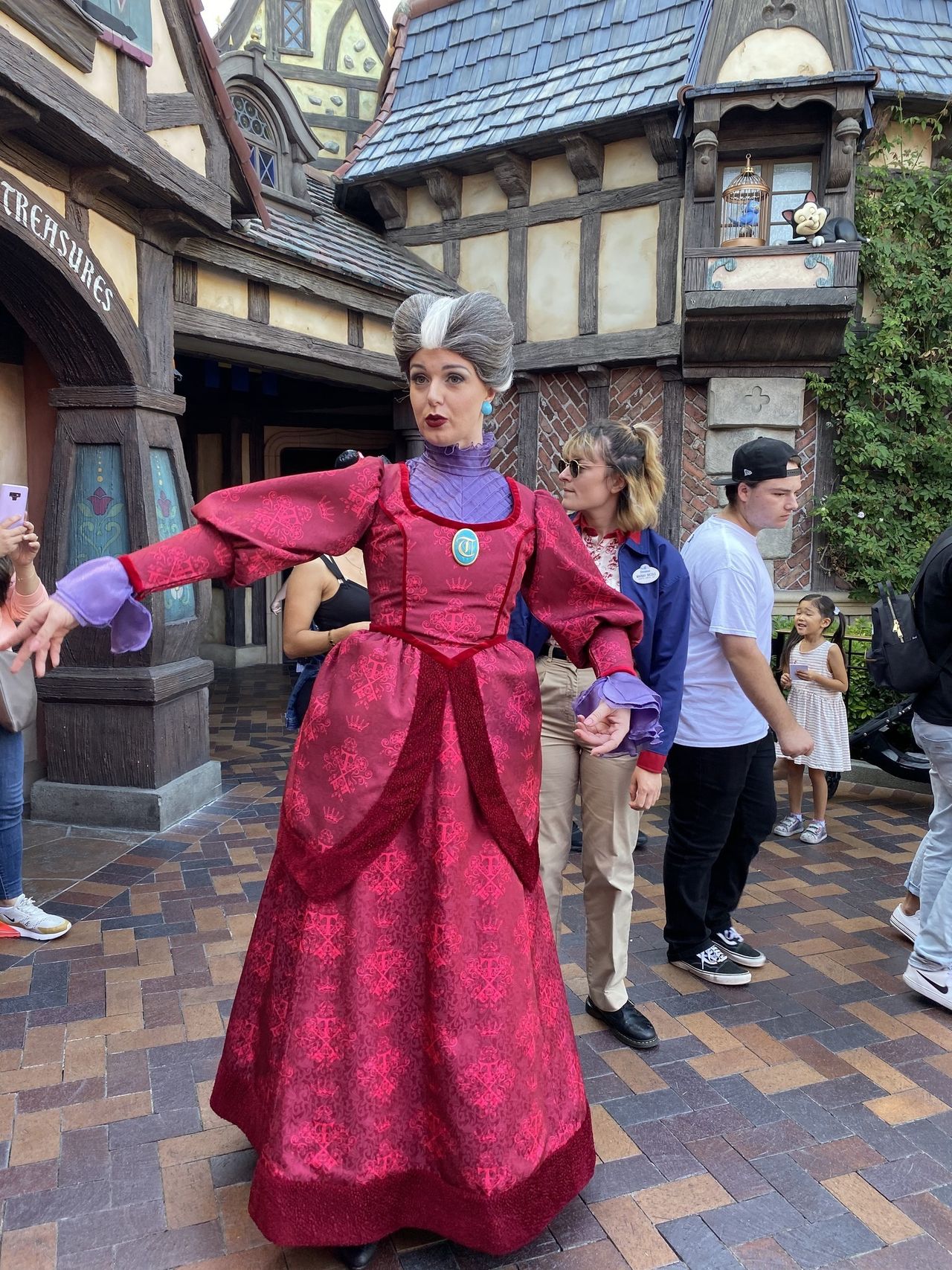 Evil Stepmother makes a grand entrance in Fantasyland