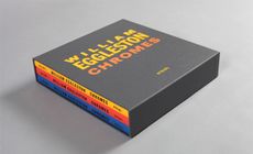 'Chromes' by William Eggleston 3 books in a grey cover