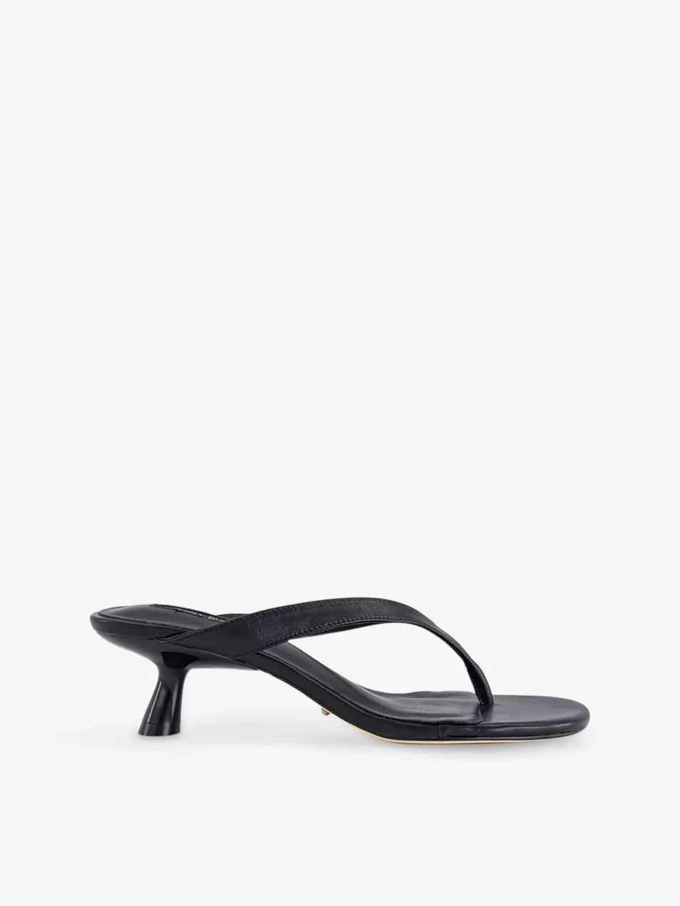 Krista Heeled Leather Sandals - Eur 36 / 3 Uk Women