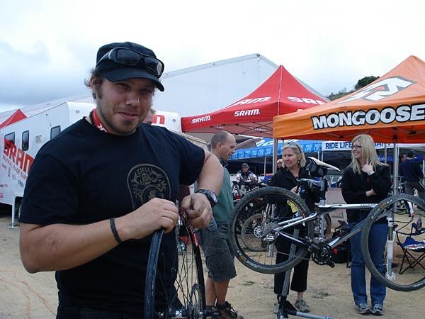 Team Mechanic, DC, has a wheelie good time!