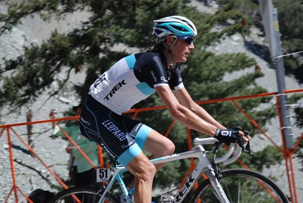 Andy Schleck (Leopard Trek) wasn't able to contest for the stage win