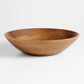 Crate & Barrel x Laura Kim wooden bowl