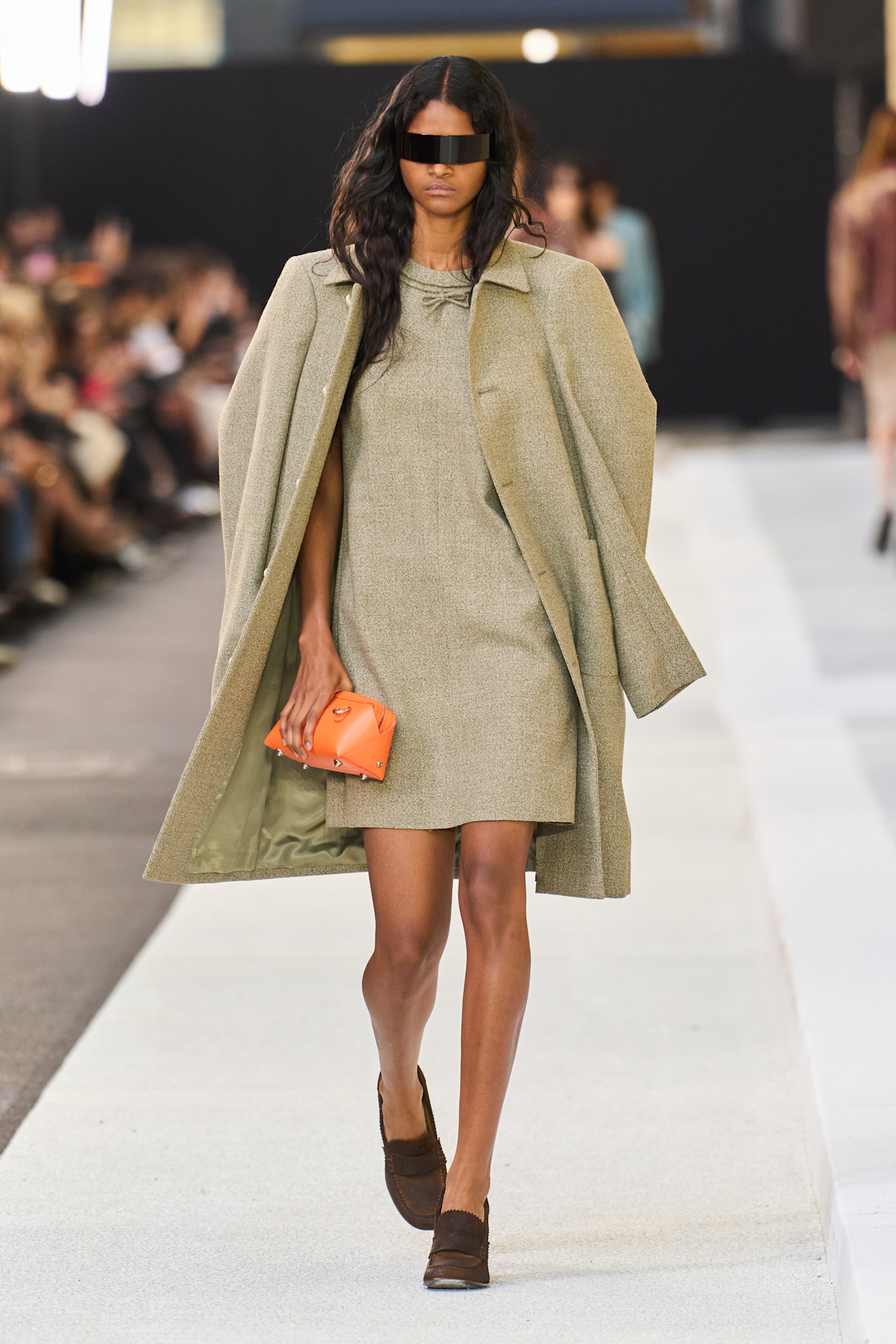 MM6 Maison Margiela runway, orange trend