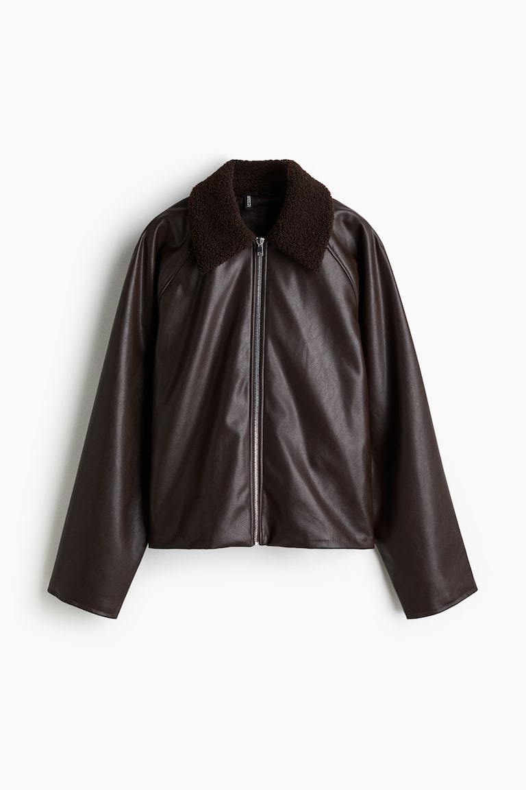 Jacket With Teddy Fleece Collar