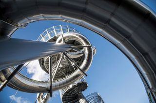 'Aventura' slide tower, by Carsten Höller in Miami