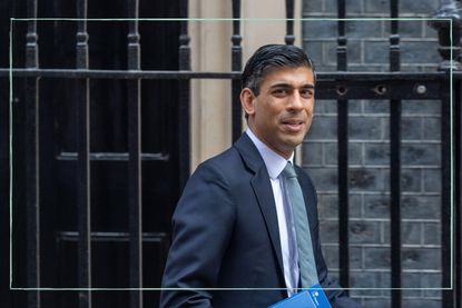 Rishi Sunak walking along Downing Street