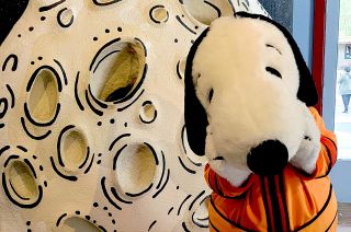 You can meet Astronaut Snoopy as part of the new exhibit "To the Moon: Snoopy Soars with NASA," at Knott's Berry Farm.