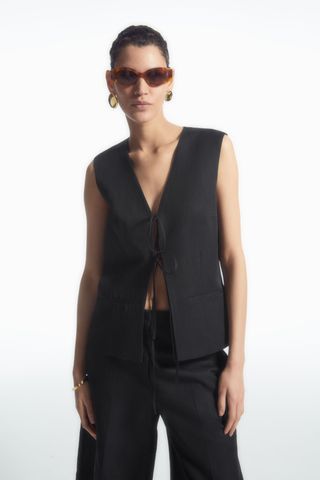 Tie-Front Waistcoat