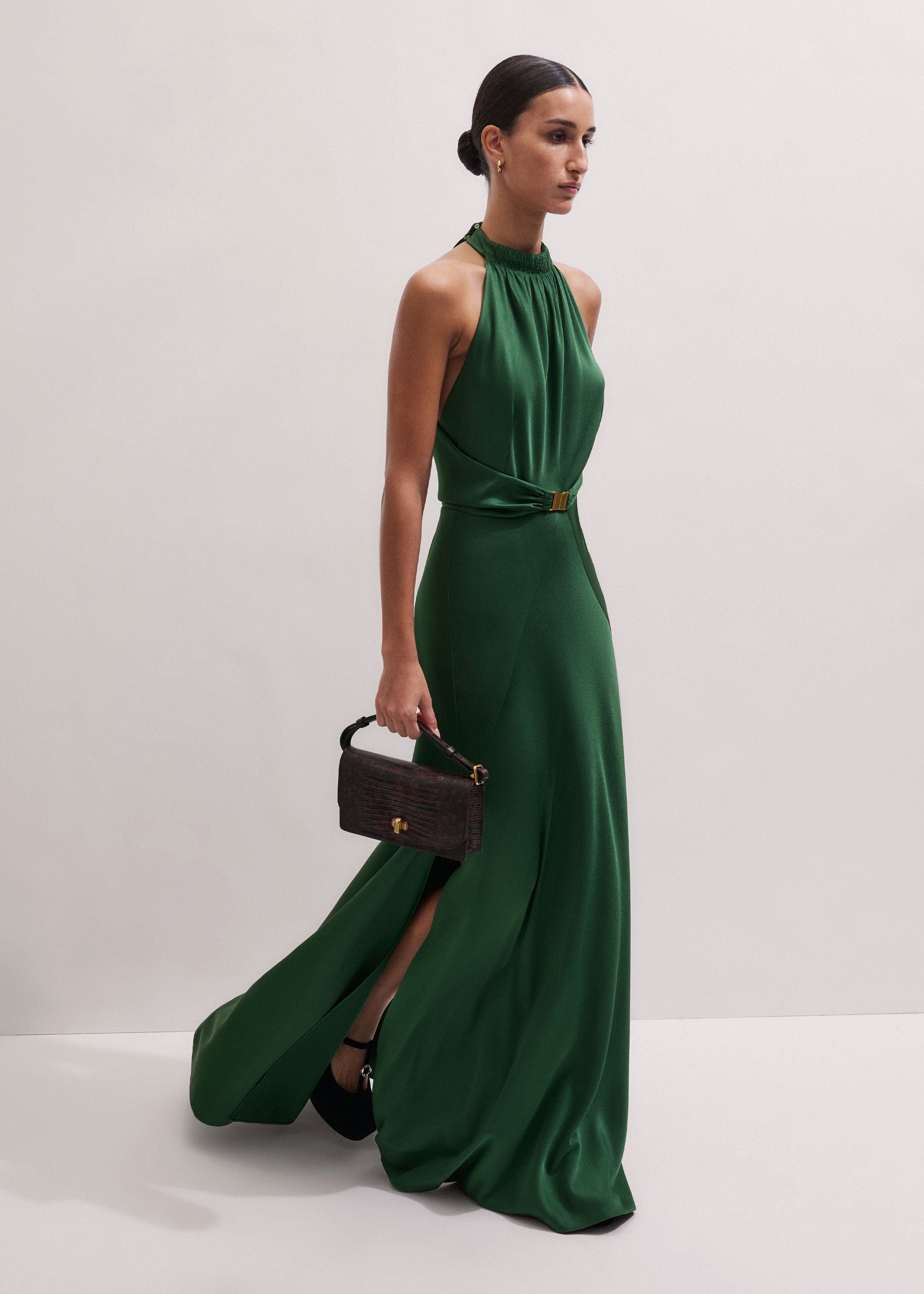 Draped Evening Dress