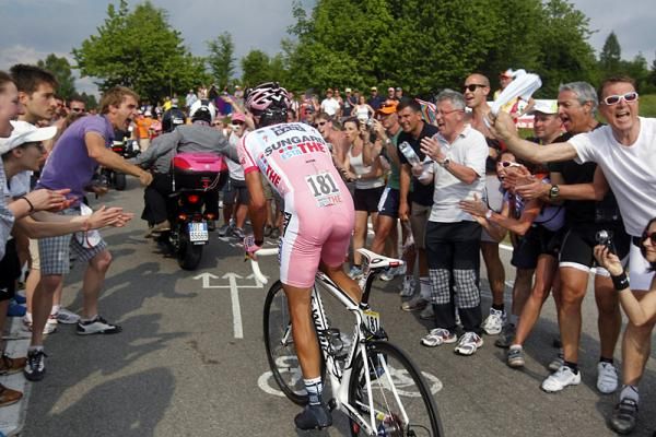 Alberto Contador (Saxo Bank Sungard) stamps his authority on the Giro d'Italia yet again in the uphill time trial.