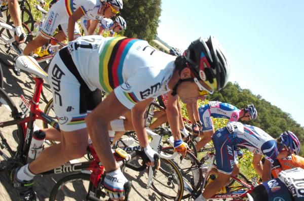 World Champion Cadel Evans (BMC) has ridden an heroic Tour thus far