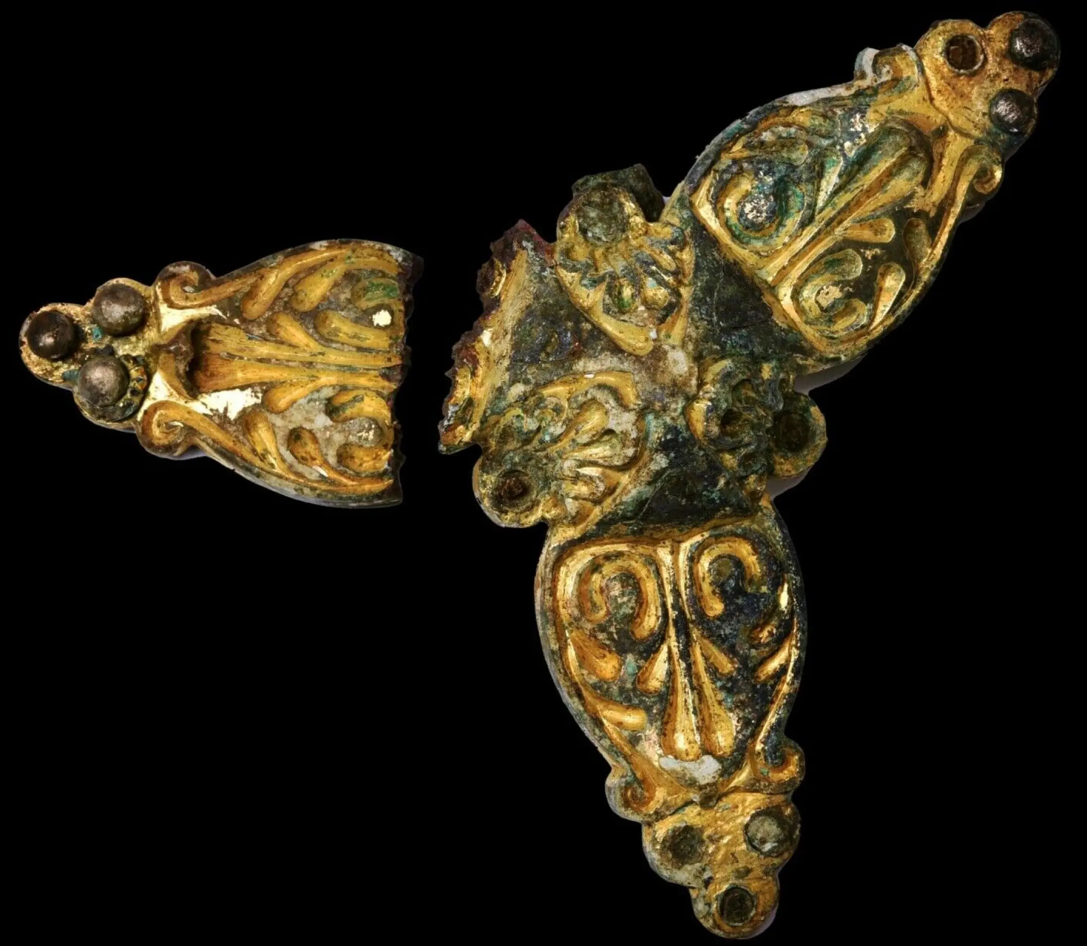 A trefoil brooch.