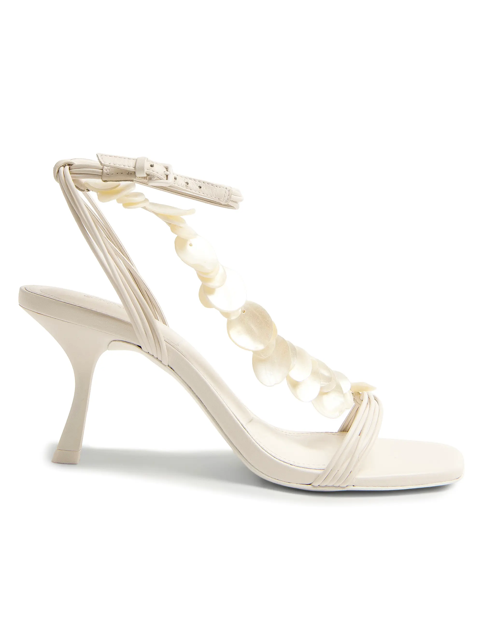 Elin Beaded Leather Sandals