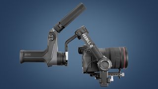 Side-on shot of the Zhiyun Weebill 2 gimbal with a camera