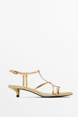 Massimo Dutti Heeled Strappy Sandals