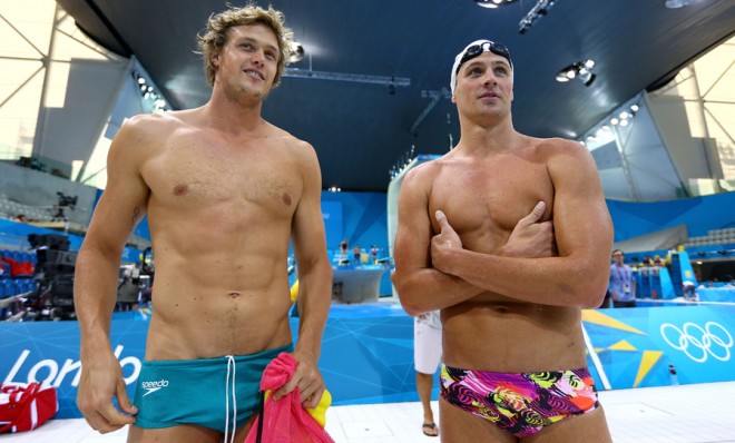 Ryan Lochte and Kenrick Monk