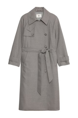 Banana Republic Water-Repellant Italian Wool Trench Coat