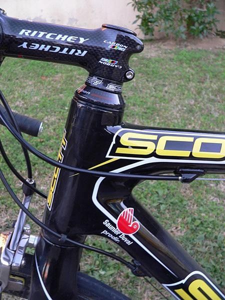 Scott uses a new IMP technique to form the front triangle.