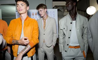 Backstage Hermès S/S 2015