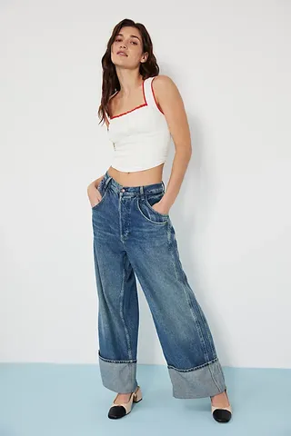 We the Free Final Countdown Cuffed Low-Rise Jeans