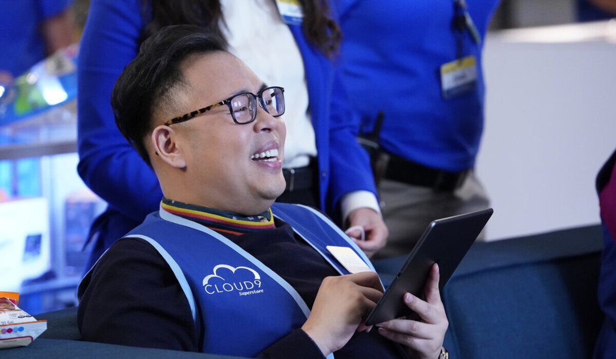 superstore nico santos mateo cloud 9 couch nbc
