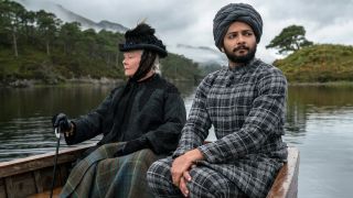 Ali Fazal and Judi Dench as Queen Victoria and Abdul Karim in Victoria & Abdul