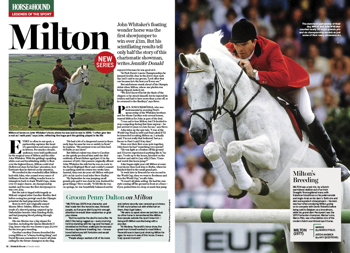 FT 4pp Horse legend Milton