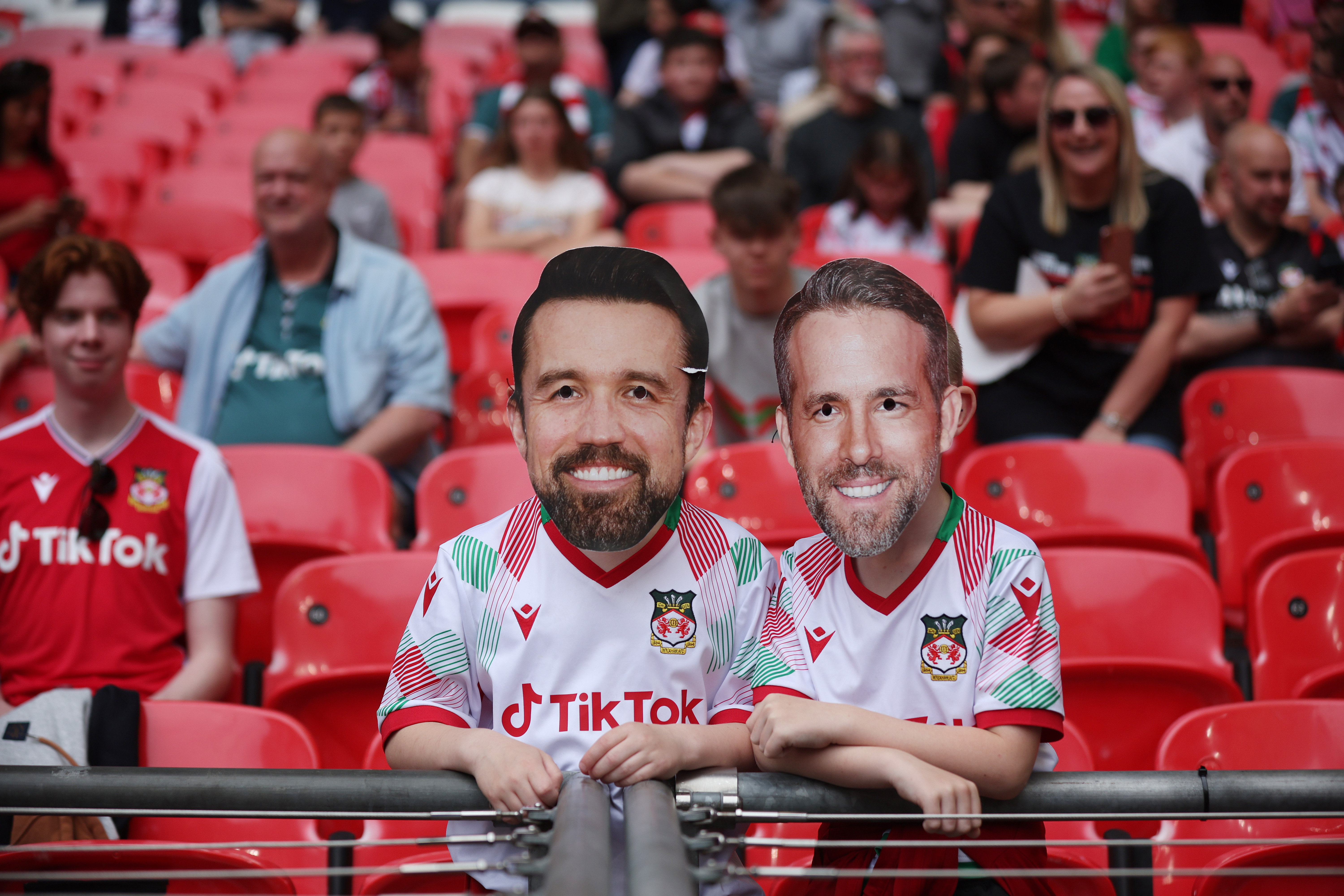 The Wrexham fans have been excited about their star owners!