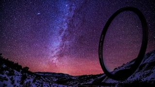 Milky way and light pollution filter