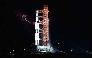 Lightning and Apollo 15