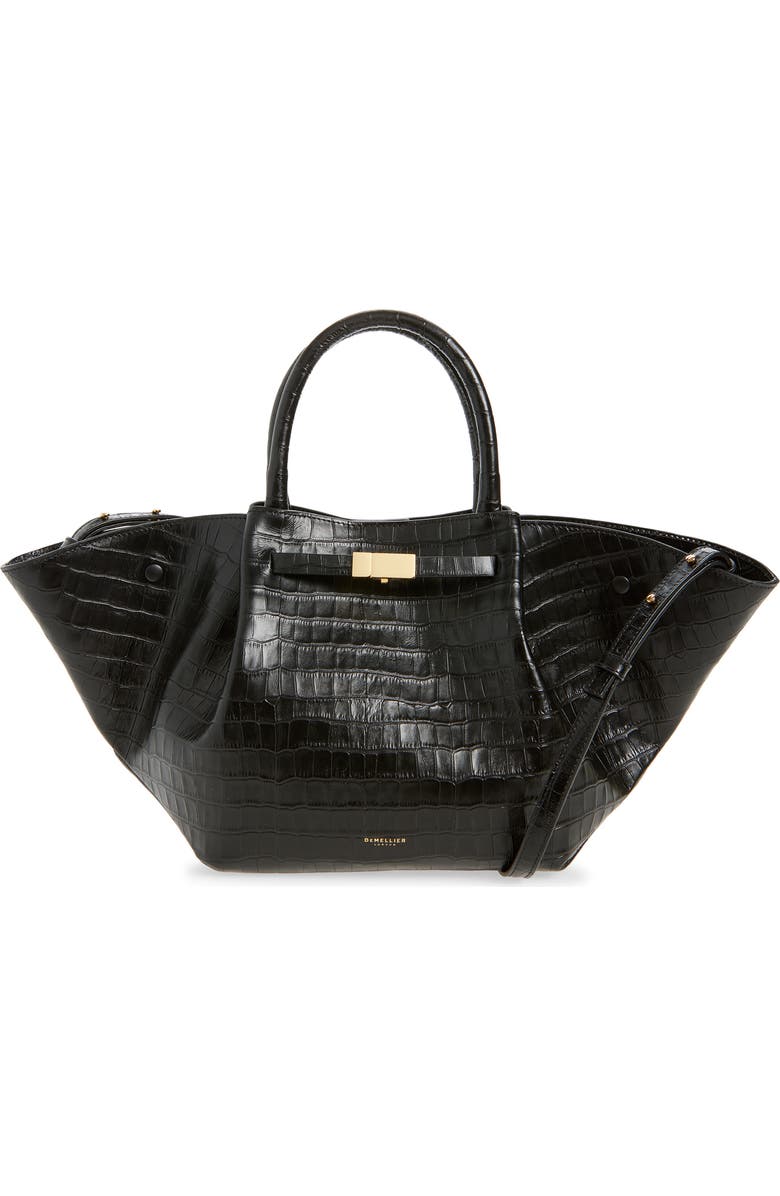 New York Leather East/west Midi Tote