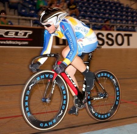 Missy Erickson in the team sprint.