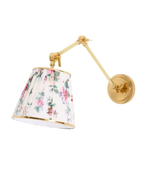 Lee Ruched Printed Articulating Task Sconce