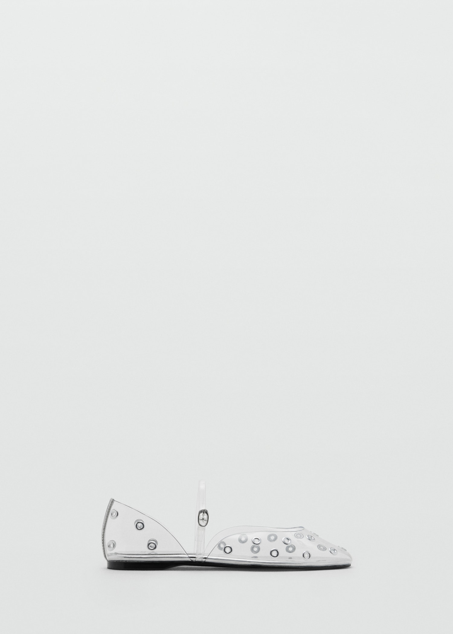 Mango, vinyl lace eyelets 