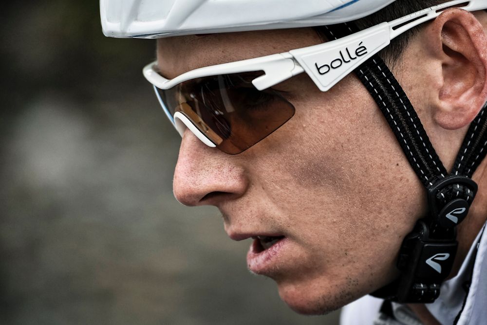 France's Romain Bardet of the AG2R La Mondiale cycling team prepares to take part in a training session in Saint-Lo on July 1, 2016, a day before the start of the 2016 Tour de France
