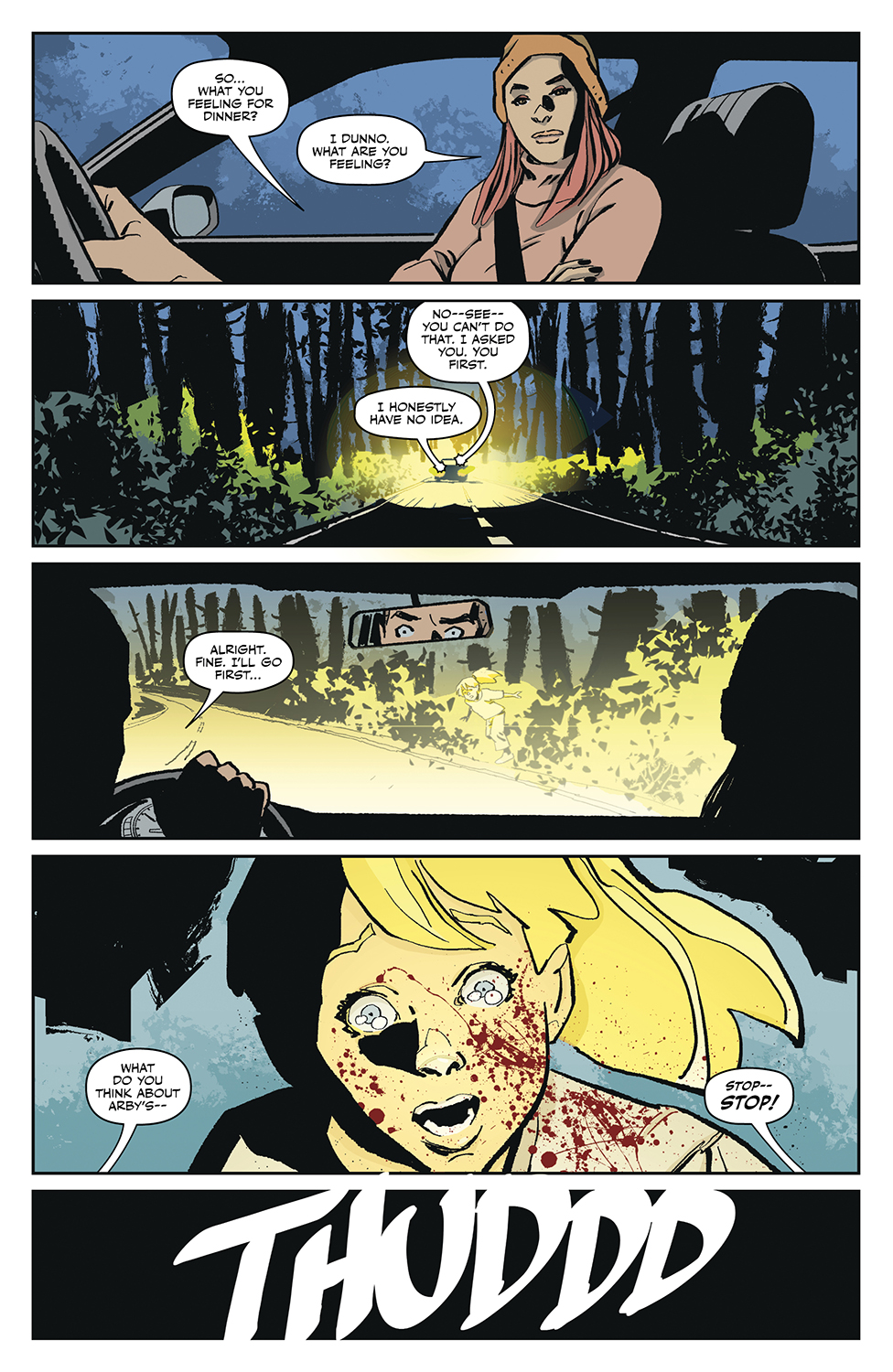 Preview pages from Lost Fantasy #1.