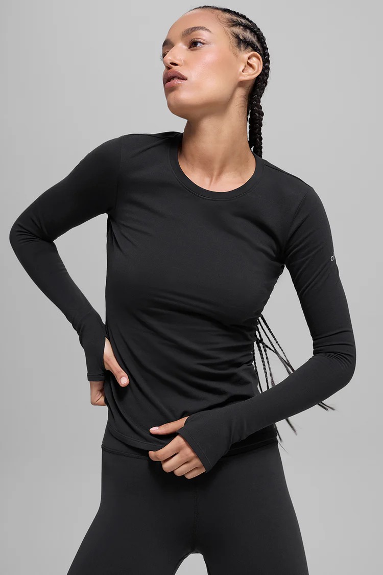 aloyoga, Airbrush Winter Warm Nocturne Long Sleeve