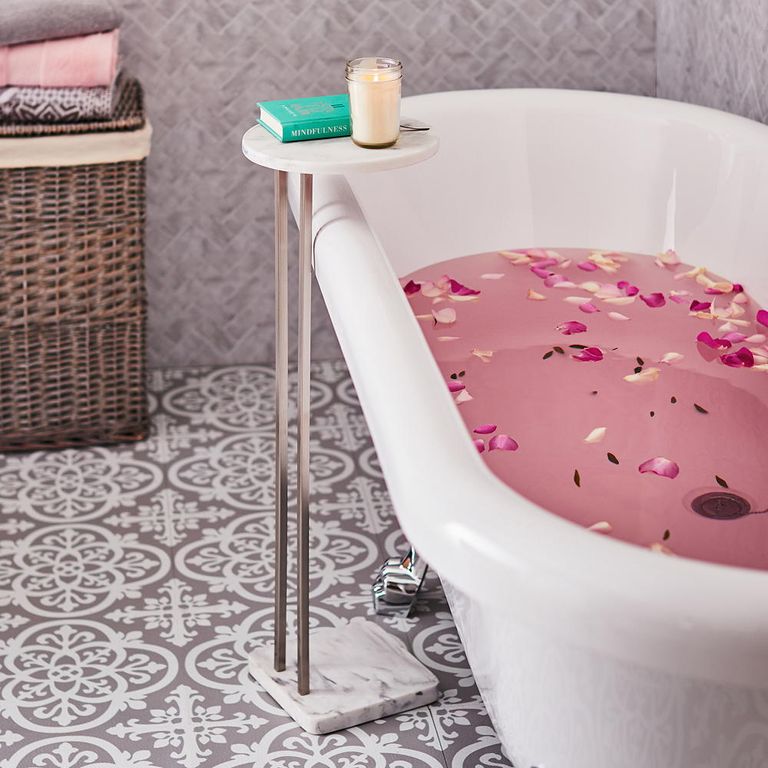The Dunelm bath side table is the new musthave bathroom accessory